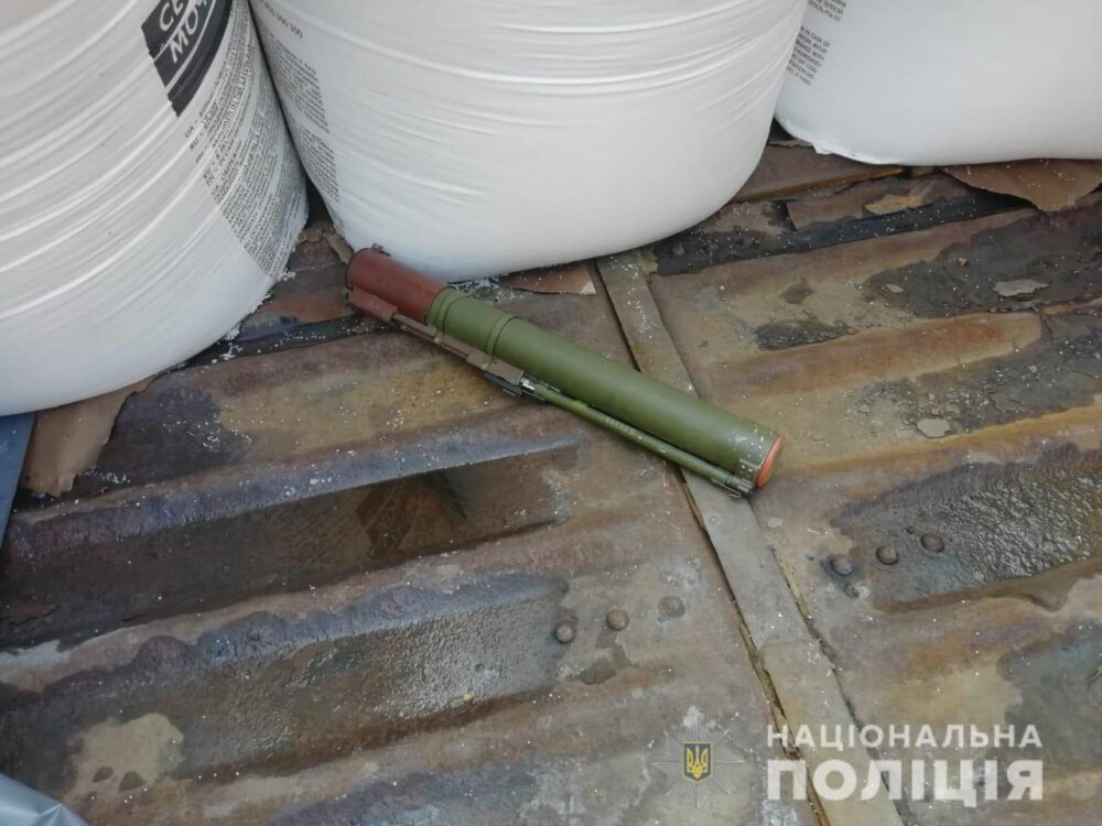 У Харківській області під час розвантаження вагону знайшли гранатомет