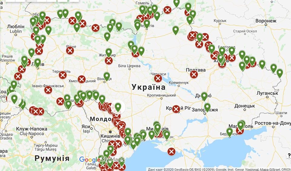Уряд не зачинятиме"аграрні" пункти пропуску на кордоні