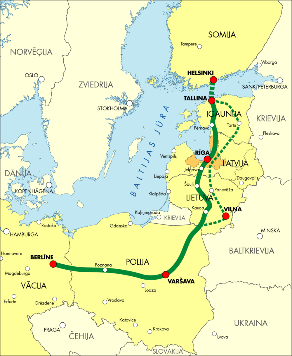 Латвійську ділянку магістралі Rail Baltica проектуватимуть іспанці